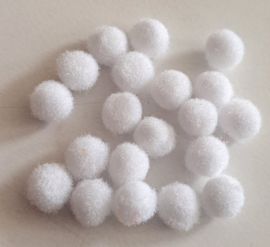 Pompons Wit