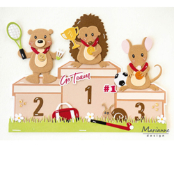 Winner's Podium - Stencil