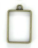 Resin Charm Rectangle small