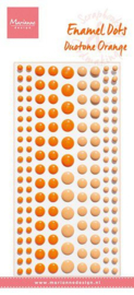 Duotone Oranje- Enamel Dots