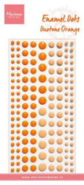 Duotone Oranje - Enamel Dots