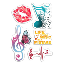 Music Life - Clearstamp