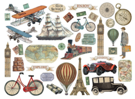 Around the World Die Cuts