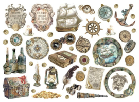Songs of the Sea Ship and Treasures Die Cuts
