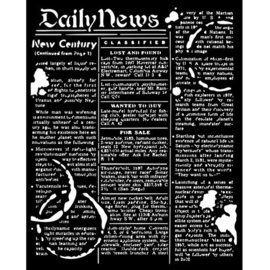 Coffee and Chocolate Daily News - Thick Stencil