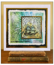 Map of Northumberland - Unmounted Rubber Stamp