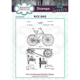 Rice bike - Clingstamp