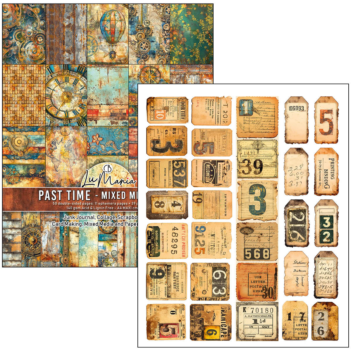 Mixed Media book Past Time Maxi