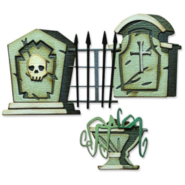 Tim Holtz Halloween Colorize Graveyard