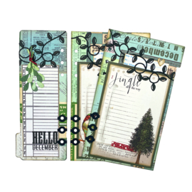 Planner Essentials 53 - Half Tab Page with Chrismtas Lights