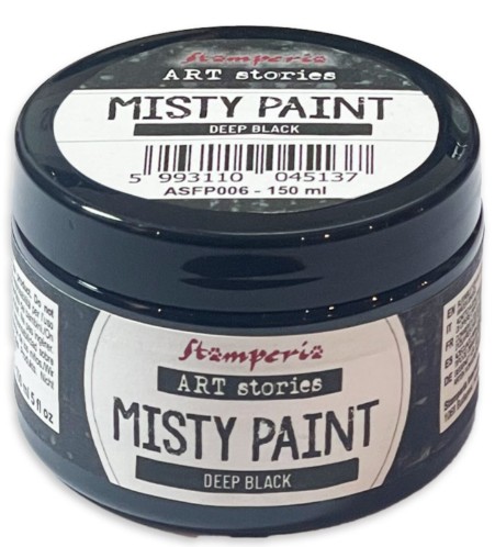 Art Stories Misty Paint Antiquing Deep Black