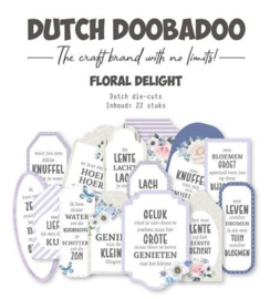 Dutch Doobadoo - Floral Delight Labels - Ephemera