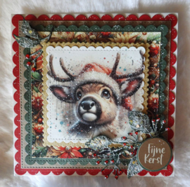 Fairybells 3-D setje nr 15 - Kerst rood
