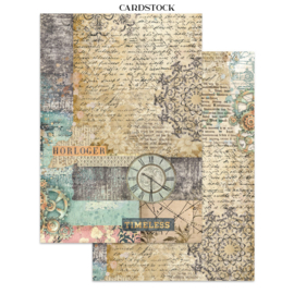 Gardens of Time - Junk Journal Backgrounds & Cut-Outs