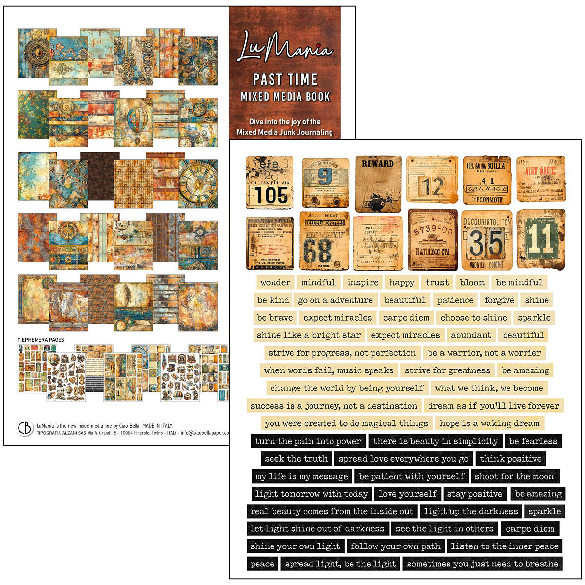 Mixed Media book Past Time Maxi
