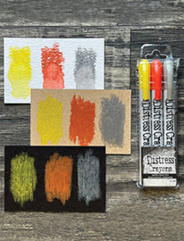 Tim Holtz Distress Halloween Crayon Pearl Set #3