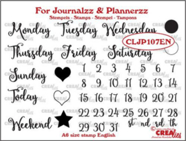 Journal & Planner Weekdays ENG