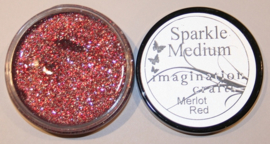 Merlot Red - Sparkle Clear Gel