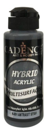 Anthracite Black - Hybrid Acrylic Paint (semi matt)