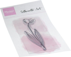 Silhouette Art - Tulp