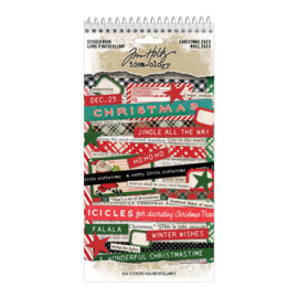 Tim Holtz Christmas - Sticker Book 2023