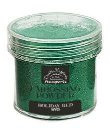 Embossing Powder Holiday Green