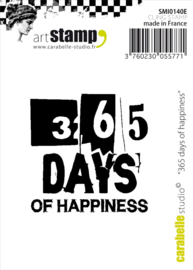 365 Days of Happiness - Mini Clingstamp