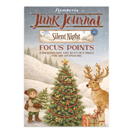 Silent Night - Junk Journal Backgrounds & Cut-Outs