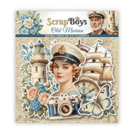 Scrap Boys  - Die Cut Elements - Old Marina