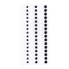 Dimensional Black & White - Enamel Dots