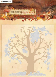 Wonderful Autumn nr. 05 - Embossing Folder With Die Cut