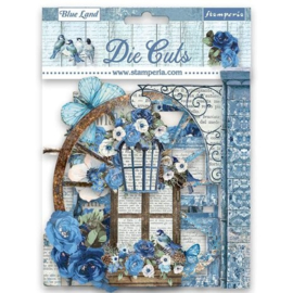 Blue Land Die Cuts