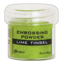 Embossing poeder -  Lime Tinsel