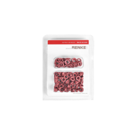 Eyelets - Dark red