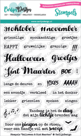 Halloween & Sint Maarten - Clearstamp