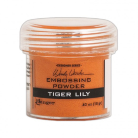 Embossing poeder -  Tiger Lily