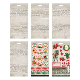 Tim Holtz Christmas - Sticker Book