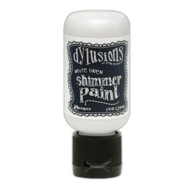 White Linen - Dylusions Shimmer Paint Flip Cap Bottle