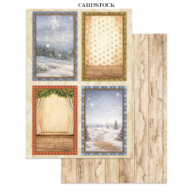 Silent Night - Junk Journal Stickers, Backgrounds, Cut-Outs