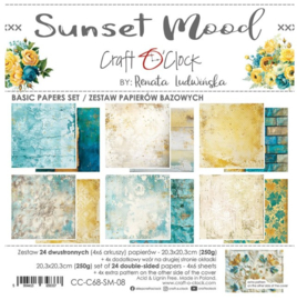 Sunset Mood 8x8 Inch Basic Papers Set