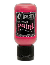 Pink Flamingo - Dylusions Paint Flip Cap Bottle