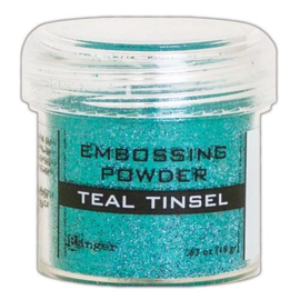 Embossing poeder -  Teal Tinsel