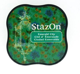 StazOn Inktkussen Midi Emerald City