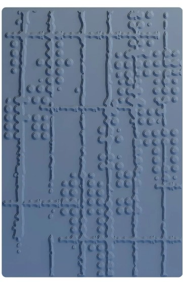 Dot Matrix - Multi-Level Embossing Folder