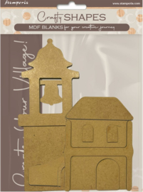 Silent Sea - Village Bell Tower & Bridge Landscape