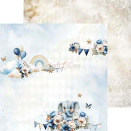 Baby Boy Universe 8x8 Inch Paper Set