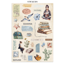 Secret Diary - Junk Journal Stickers, Backgrounds, Cut-Outs