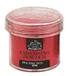 Embossing Powder Holiday Red