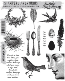 Tim Holtz Cling Stamps - Nature Walk