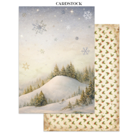 Silent Night - Junk Journal Stickers, Backgrounds, Cut-Outs
